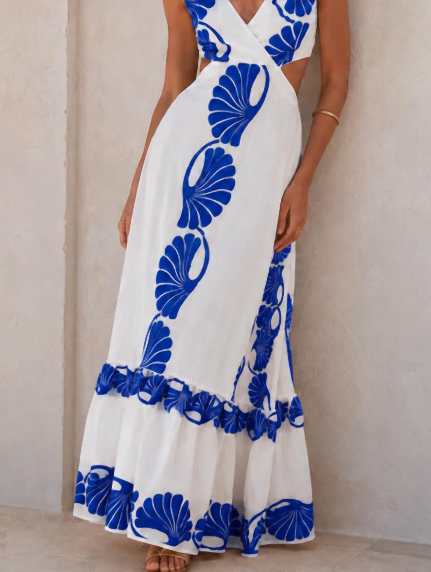 Mystery Resort - Riviera Shell Maxi Dress
