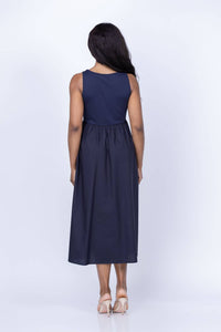 Elliott Lauren - Double Up Rib Knit Midi Dress