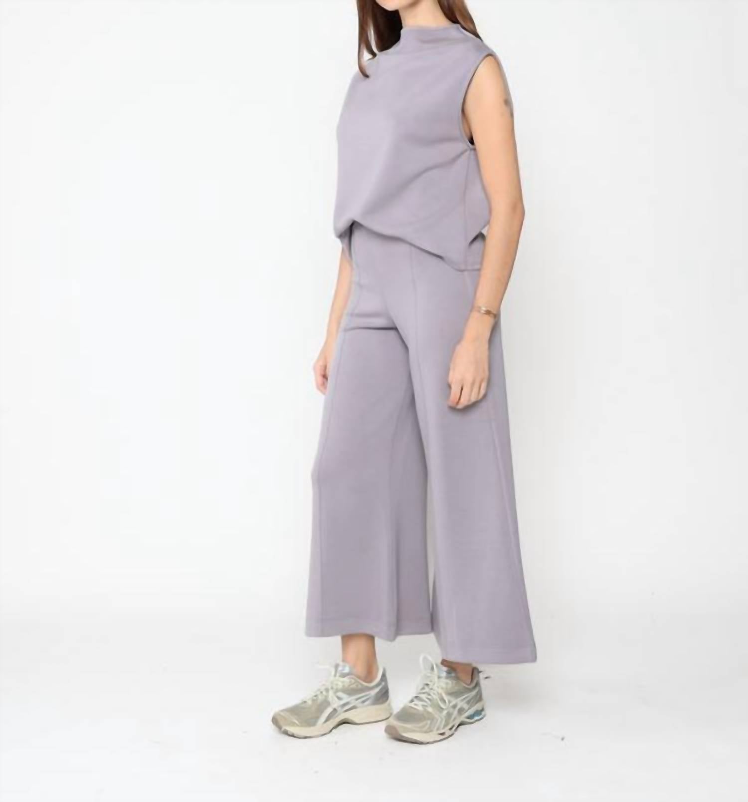 Ripley Rader - Scuba Cropped Wide Leg Pants