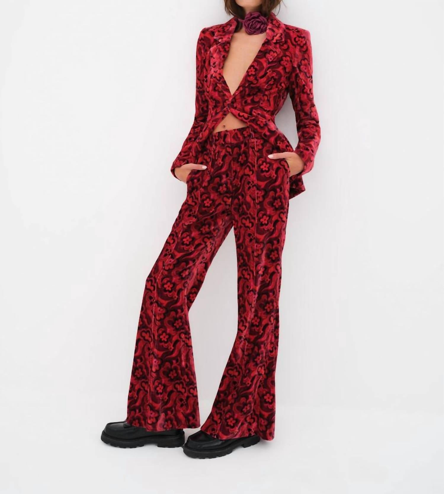 For Love & Lemons - Penny Wide Leg Pant