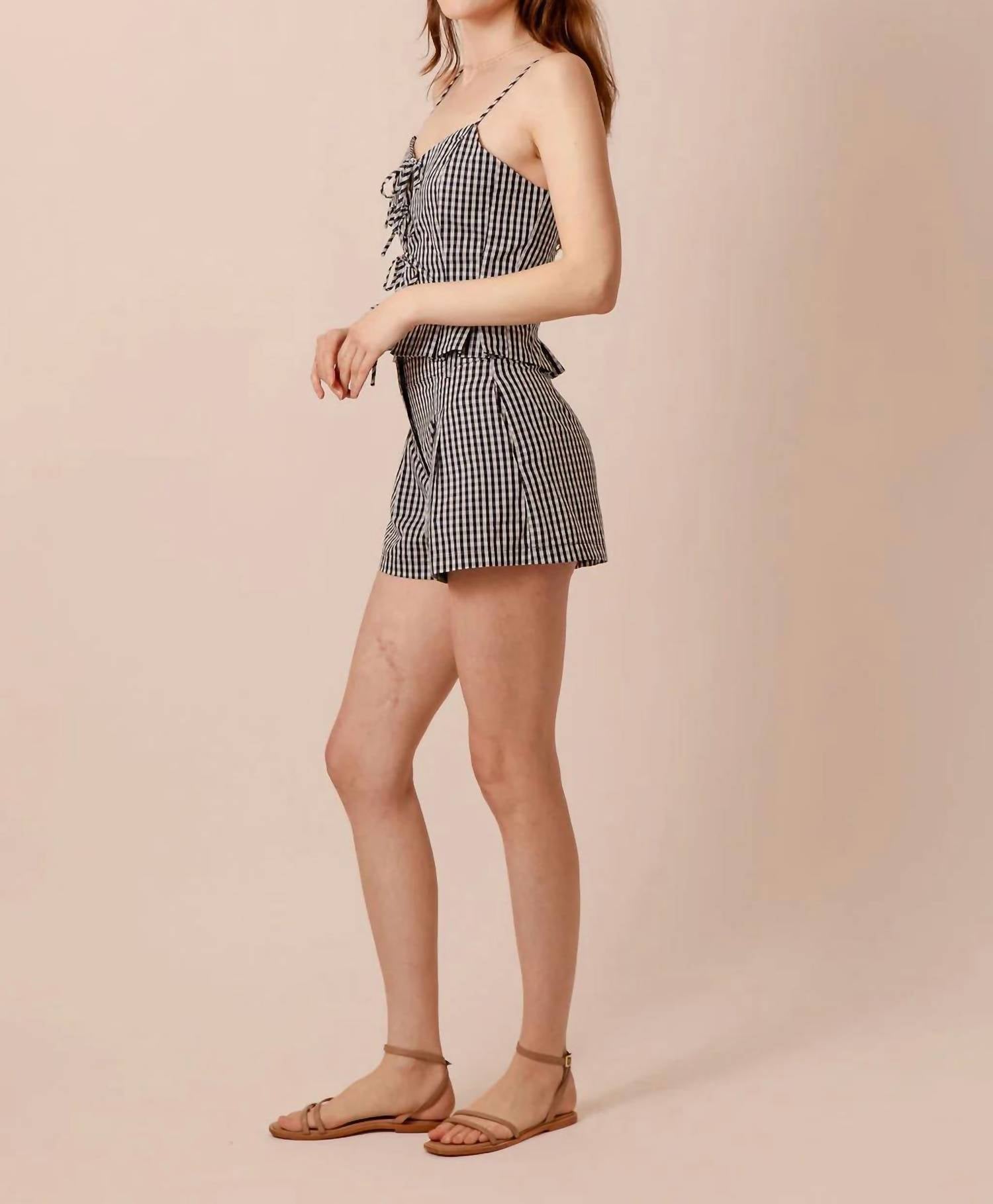 Fore Collection - Ginny Gingham Top