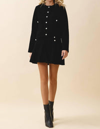 Tcec - Georgie Pearl Embellished Mini Skirt