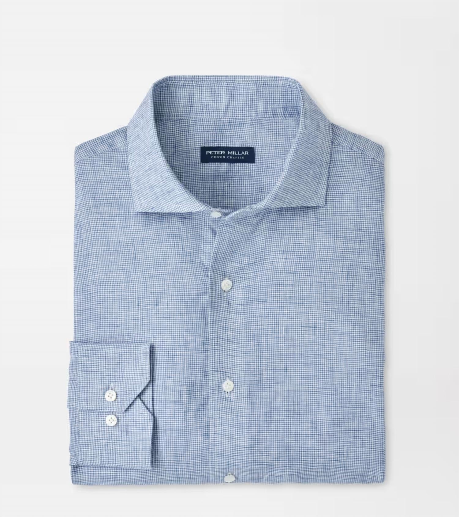 Peter Millar - Astino Lino Check Sport Shirt