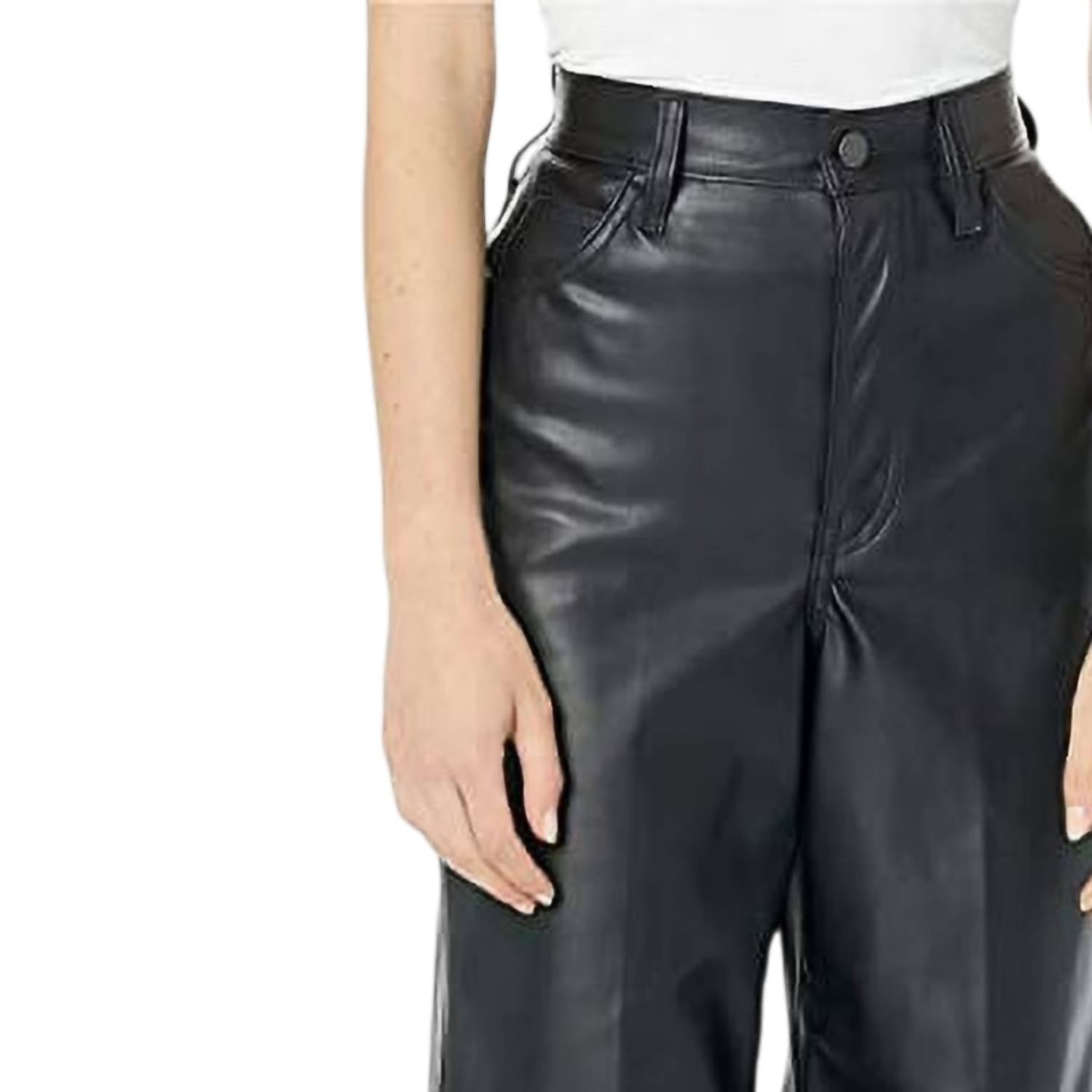 Levi'S - Women's Premium 70s Flare Faux Leather Jeans