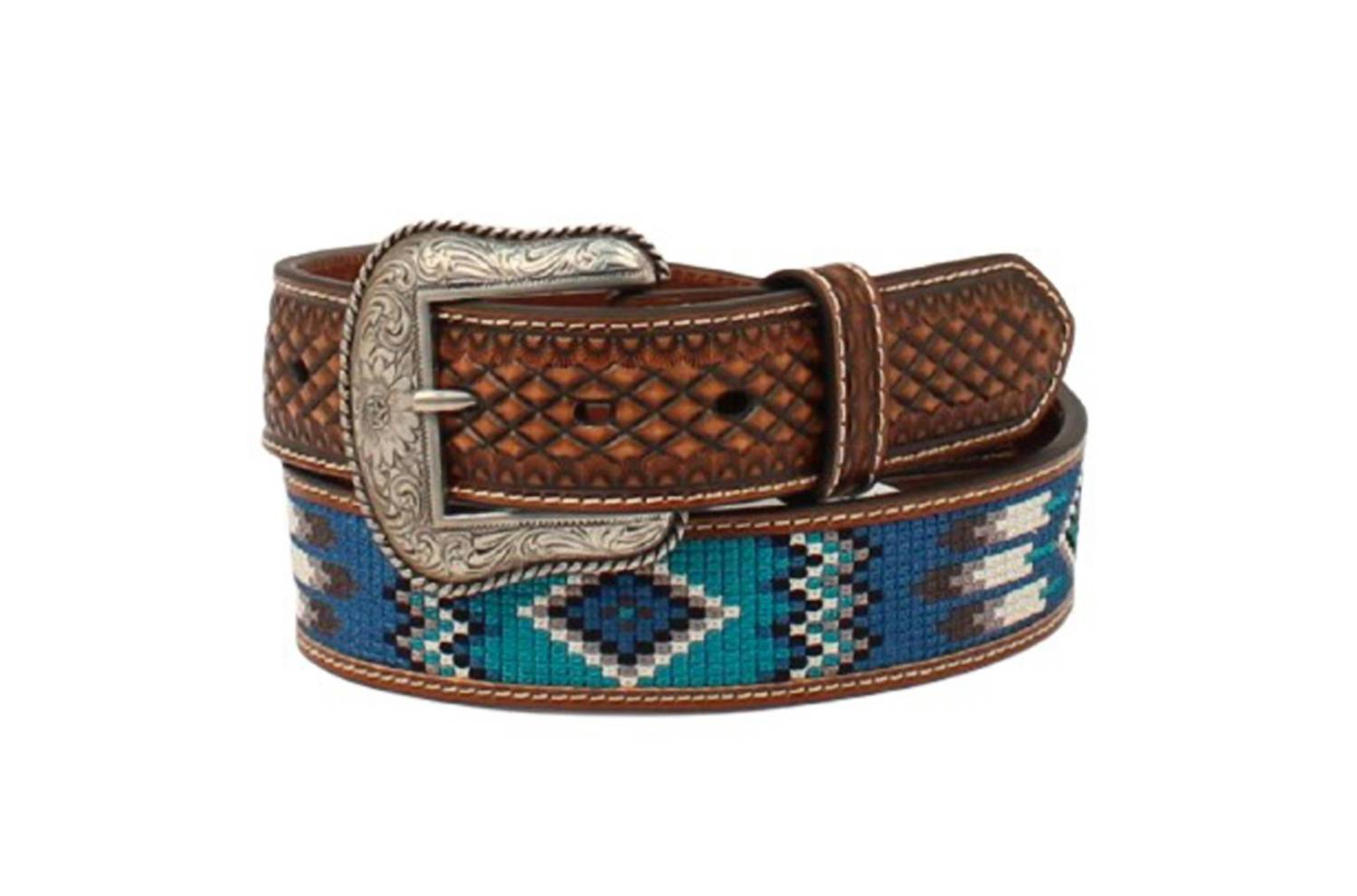Ariat - Men's Southwest Embroidered Aztec Belt