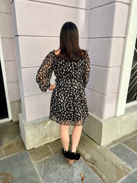 Ee:Some - Printed Off Shoulder Mini Dress