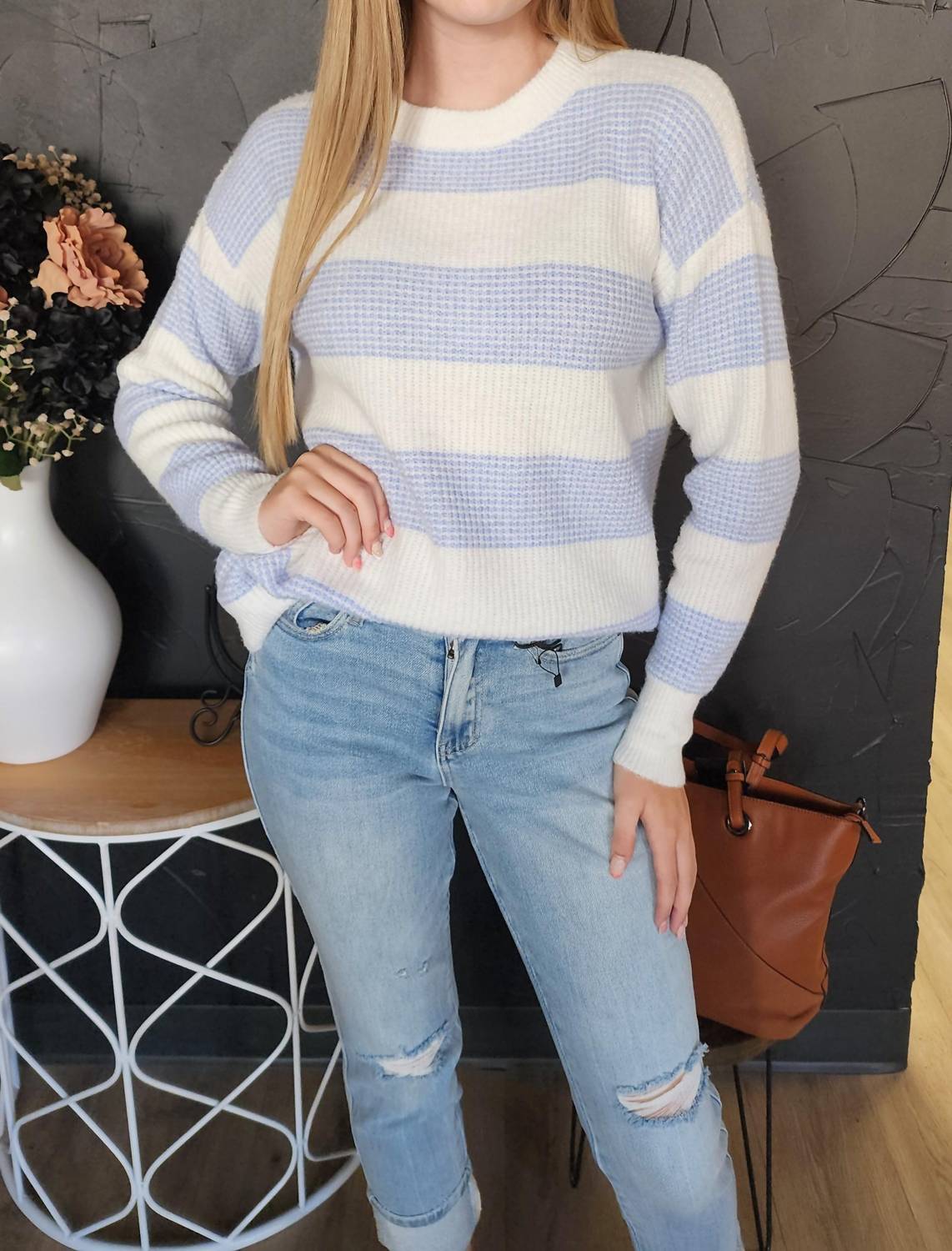 Staccato - Soft Knit Striped Sweater