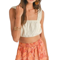 Sage The Label - Dune Breeze Square Crop Top