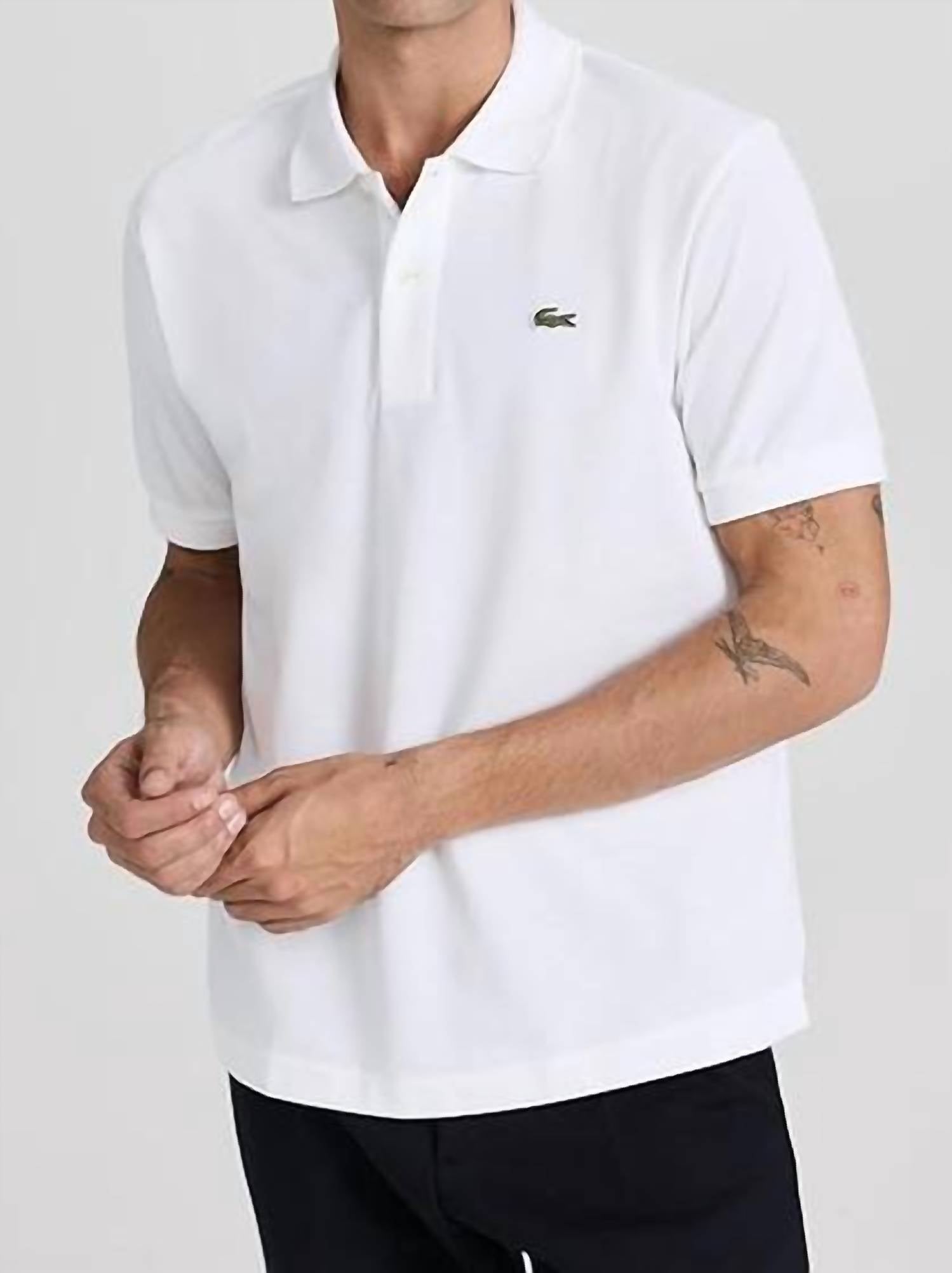 Lacoste - Short Sleeve Pima Jersey Interlock Regular Fit Polo Shirt