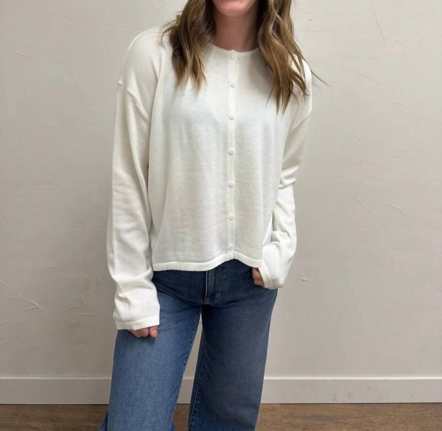 Wishlist - Button Up Lightweight Sweater Cardigan