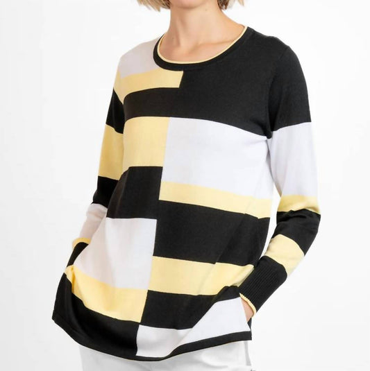 Bylyse - CREWNECK COLORBLOCK SWEATER