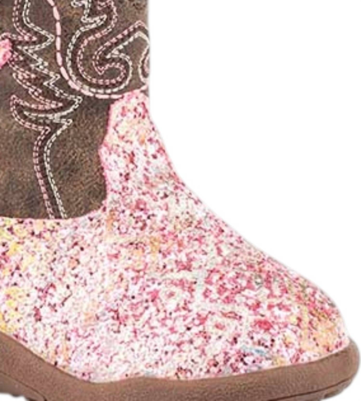 Roper - Girl's Glitter Aztec Booties