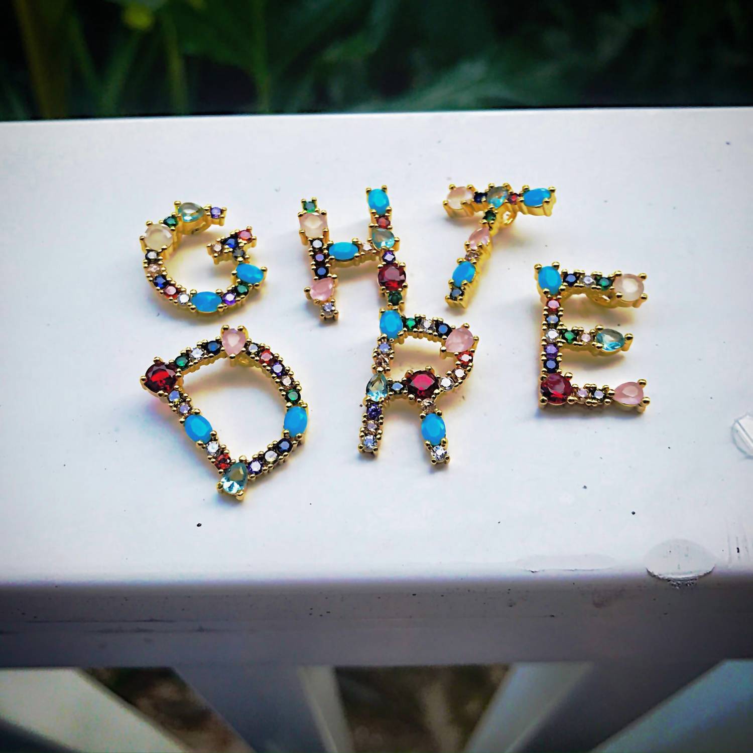 Gypset Honey - Women's Rainbow Initial