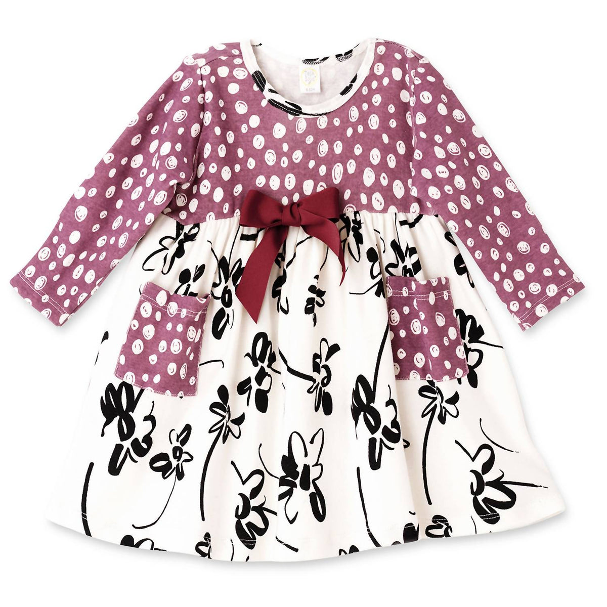 Tesa Babe - Baby Girls Painterly Petals Dress