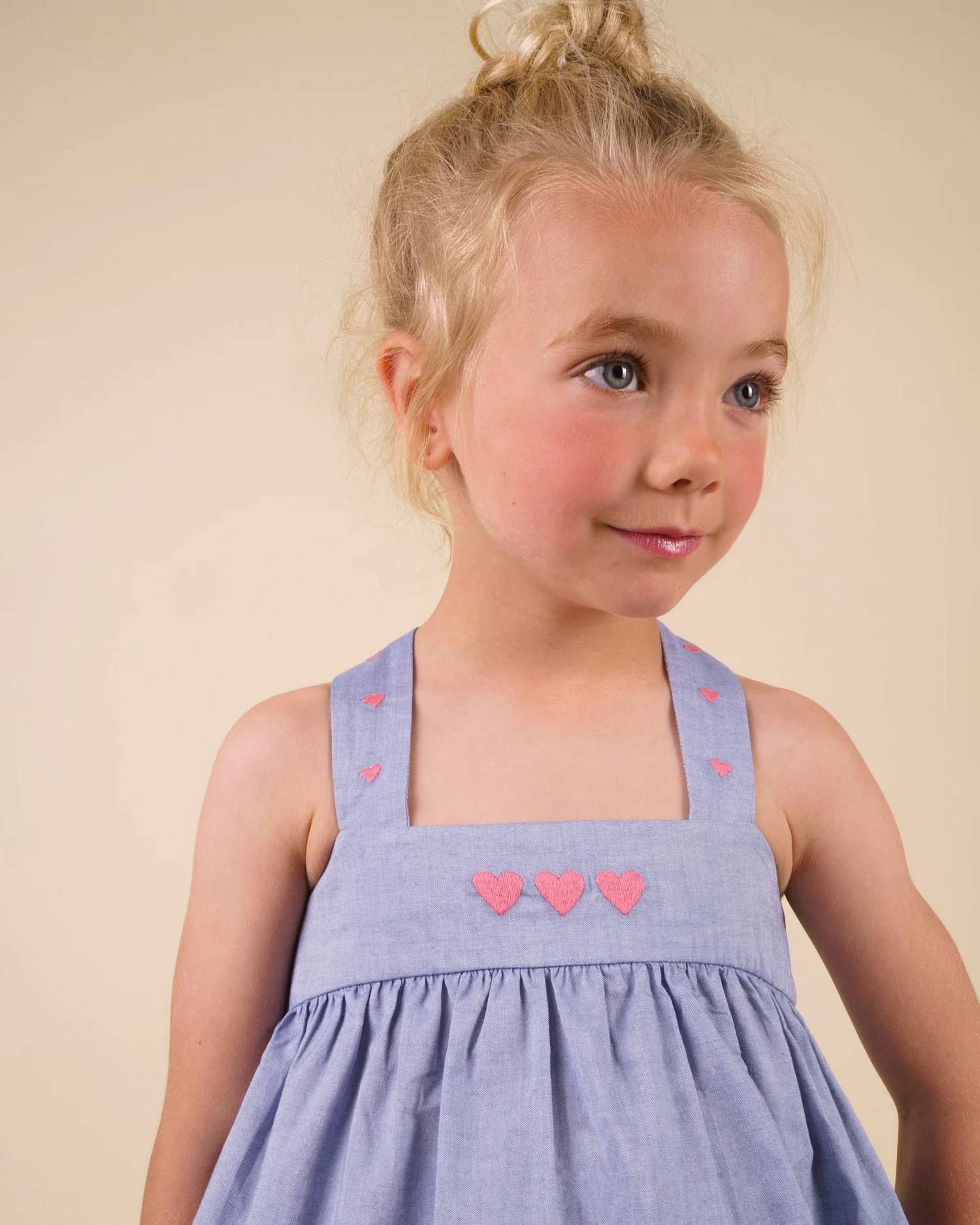 Early Sunday - Romy Embroidered Hearts Blouse