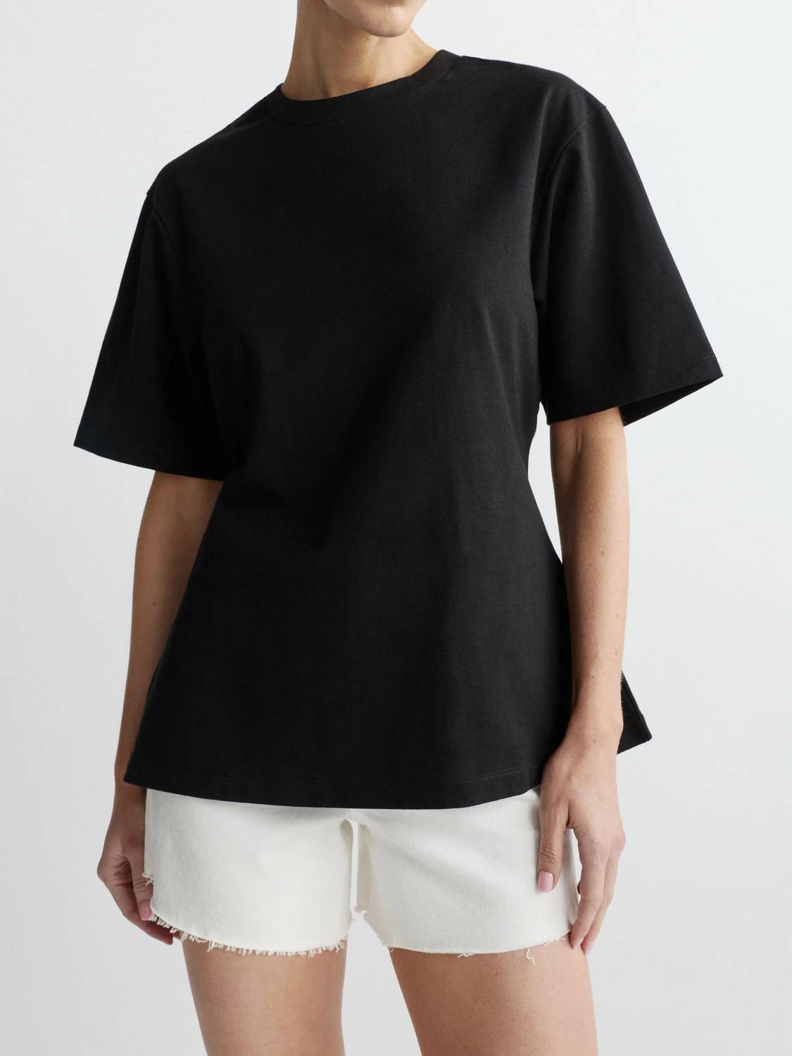 Dl1961 - Women'S - Girlfriend Elevated Peplum Tee