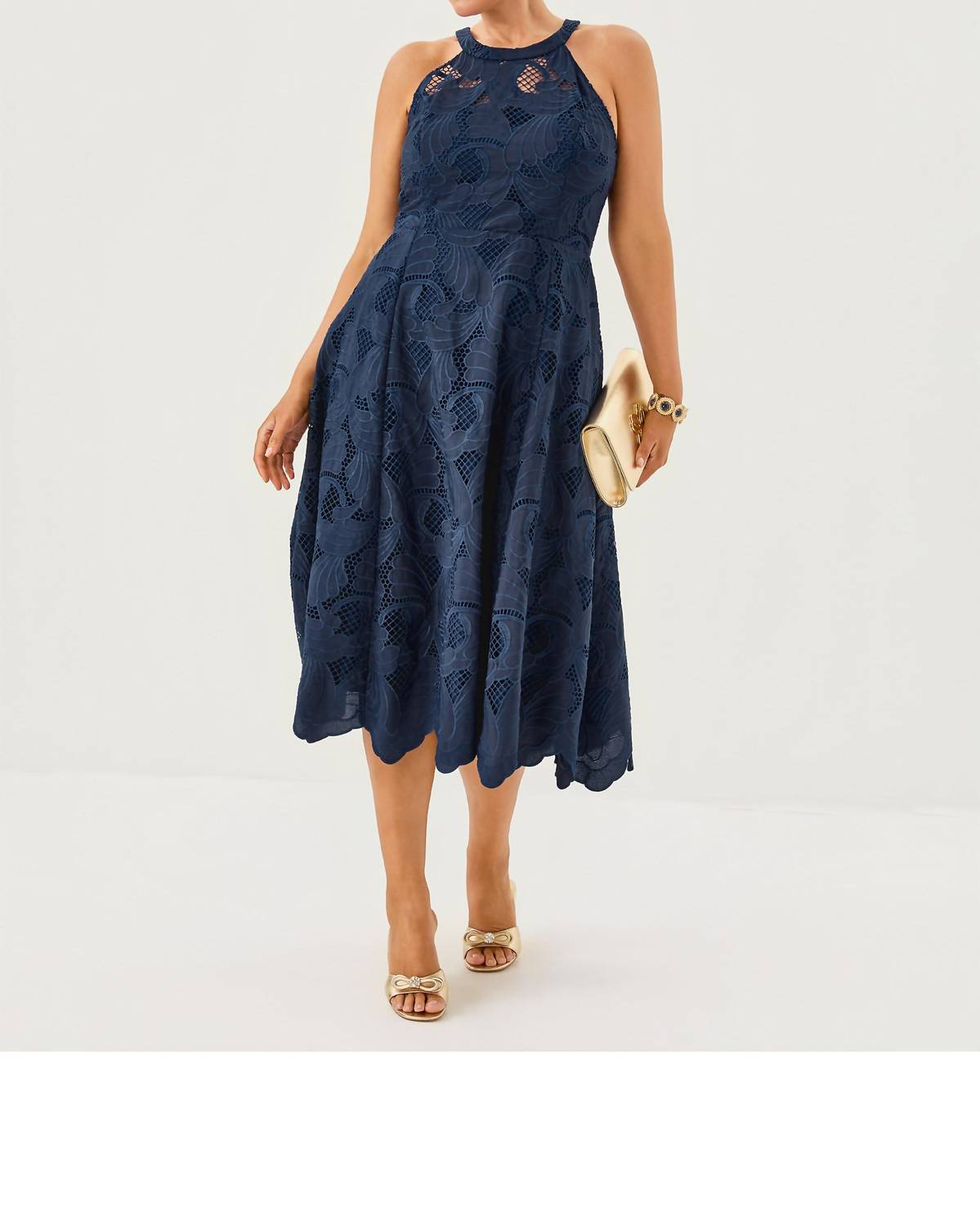 Lilly Pulitzer - Denise Lace Midi Dress