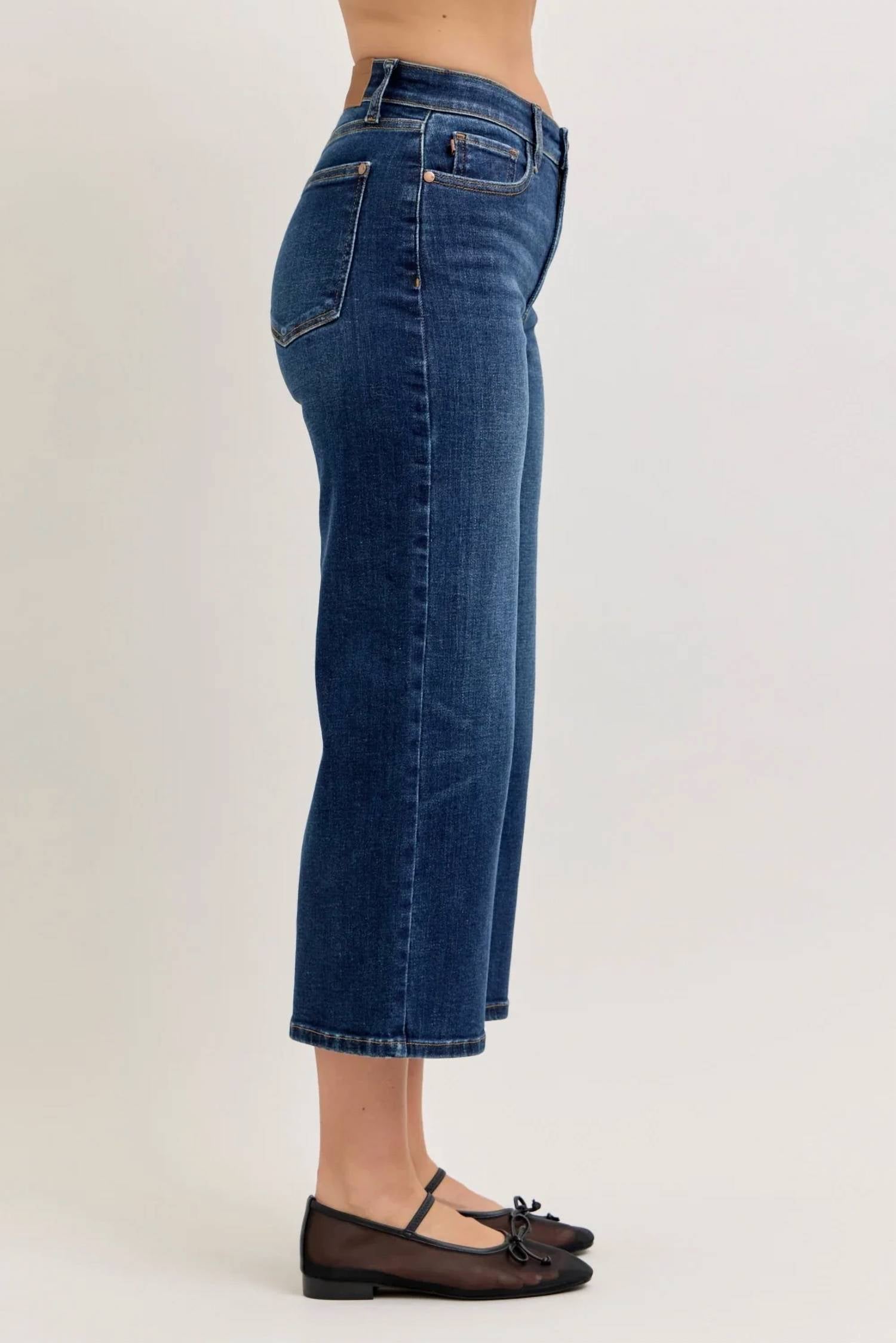 Judy Blue - Ankle Wide Leg Jean