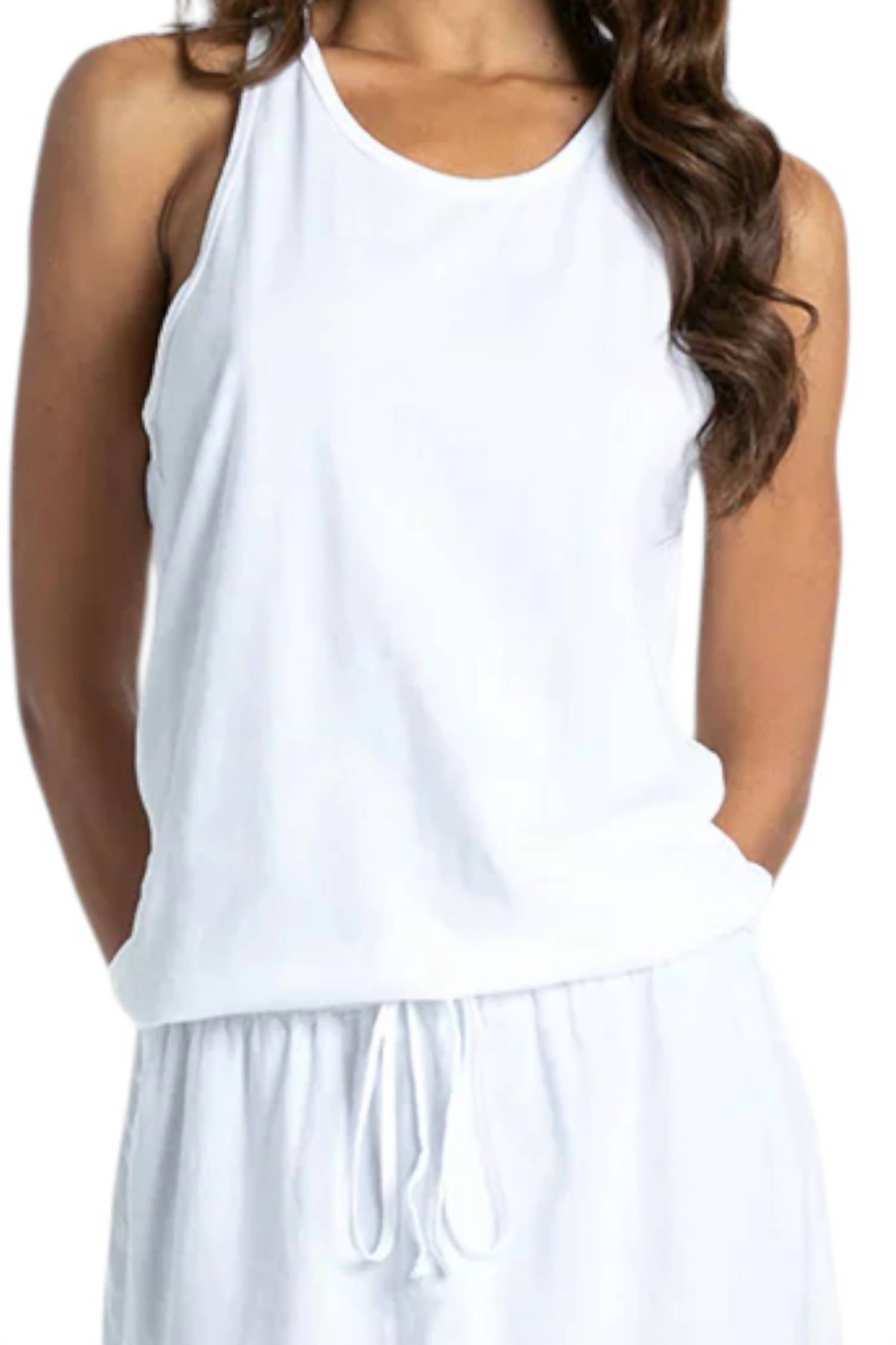 Hard Tail Forever - Slouchy Racerback Maxi Voile Dress