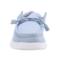 Lamo Women's Paula Breeze Jersey Knit Casual Shoe in sky blue - women's sneaker - detail view