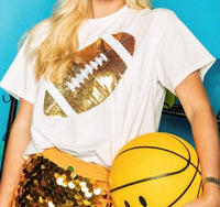 Queen Of Sparkles - Football Tee