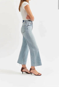 Daze - Pleaser High Rise Wide Ankle Jeans