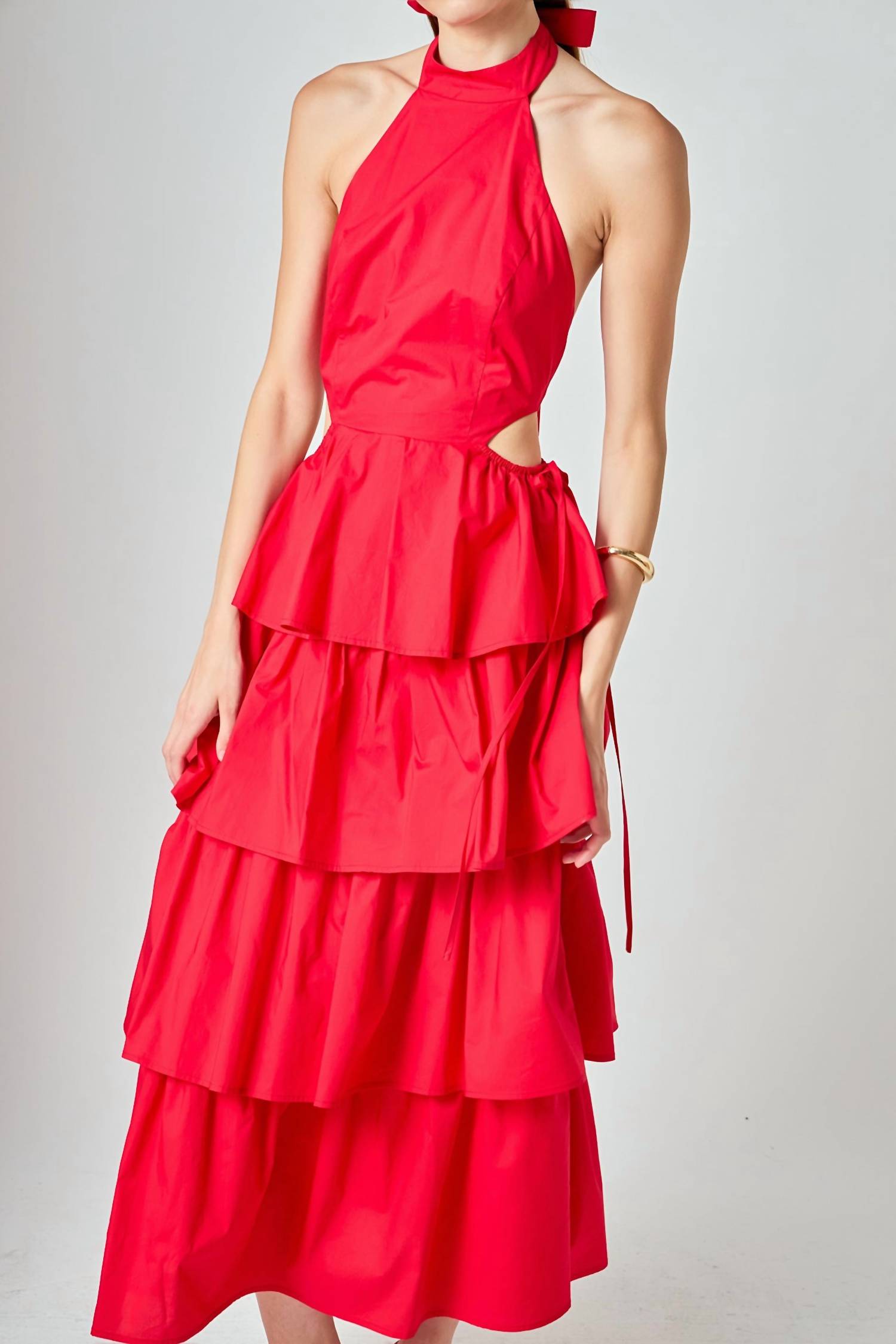 Endless Rose - Cherry Backless Dress
