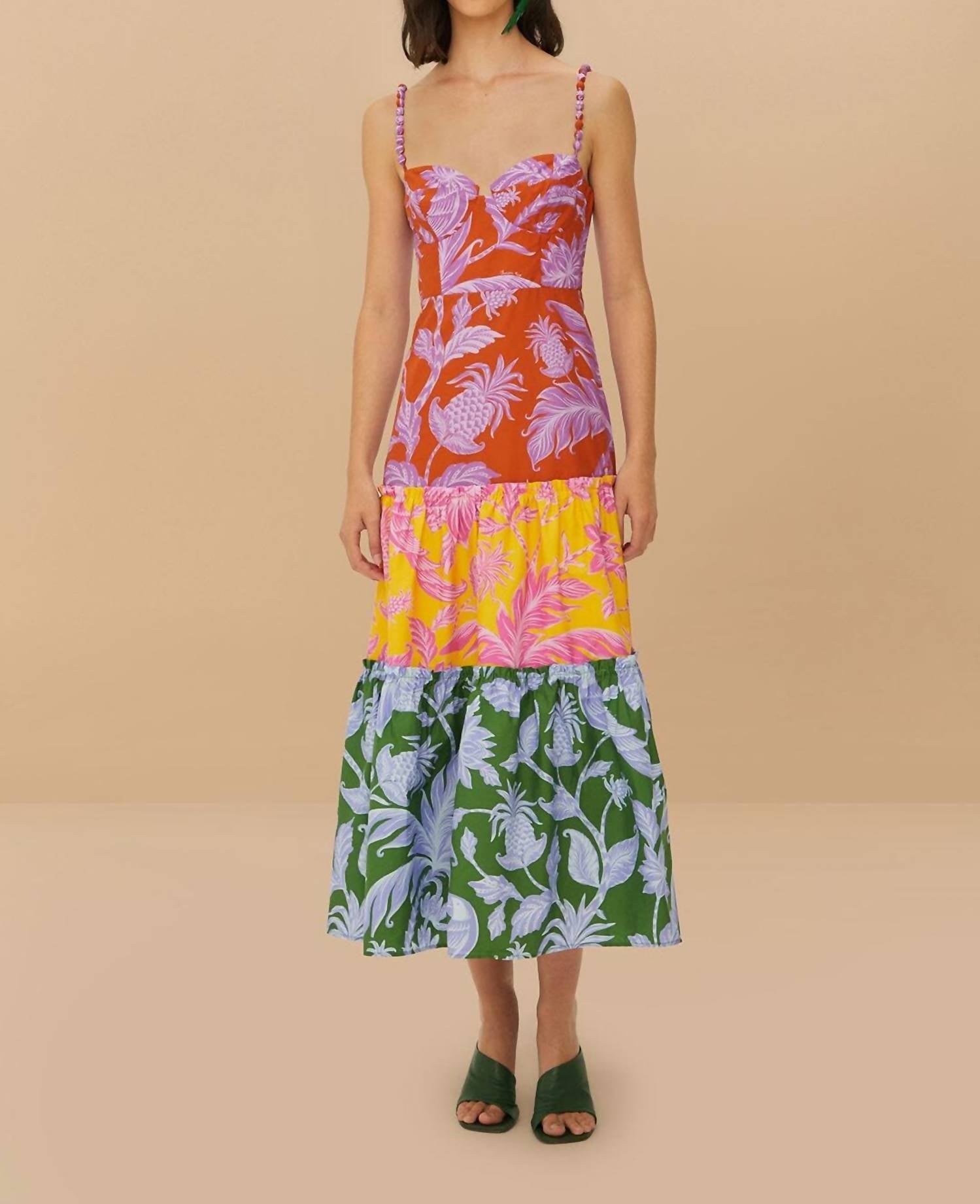 Farm Rio - Sleeveless Midi Dress
