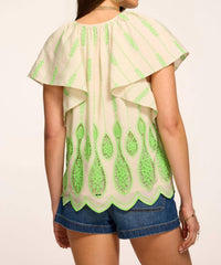 Ramy Brook - Bettie Embroidered Lace Top