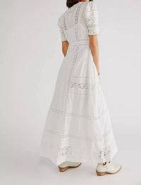 Loveshackfancy - Kylen Victorian Lace Maxi Dress