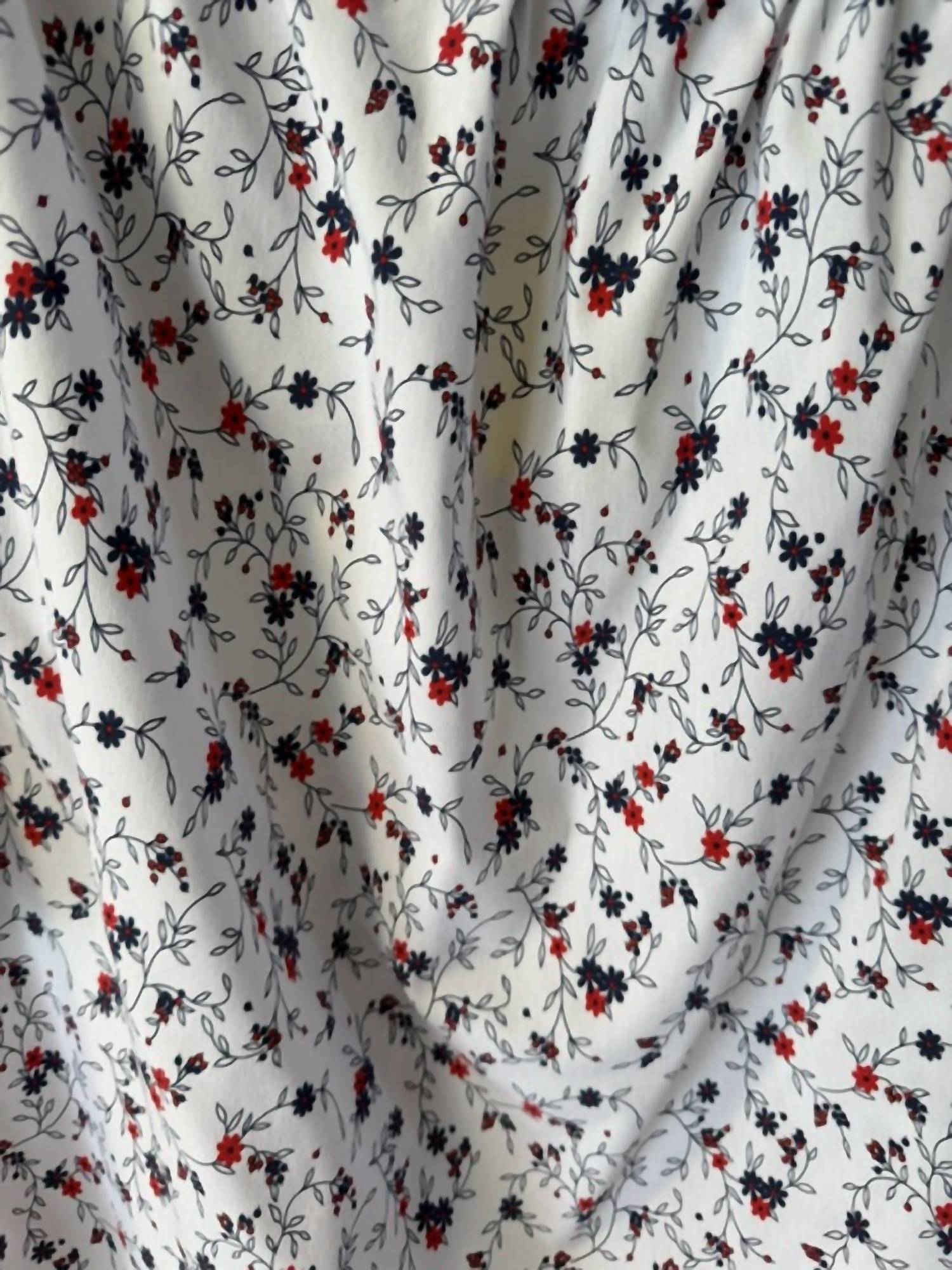 Conrad C - Women's Floral Print Off Shoulder Blouse