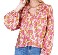 Joy Joy - Elastic Neck Peasant Blouse