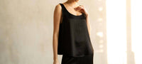Rose & Crown - Satin Crinkle Top