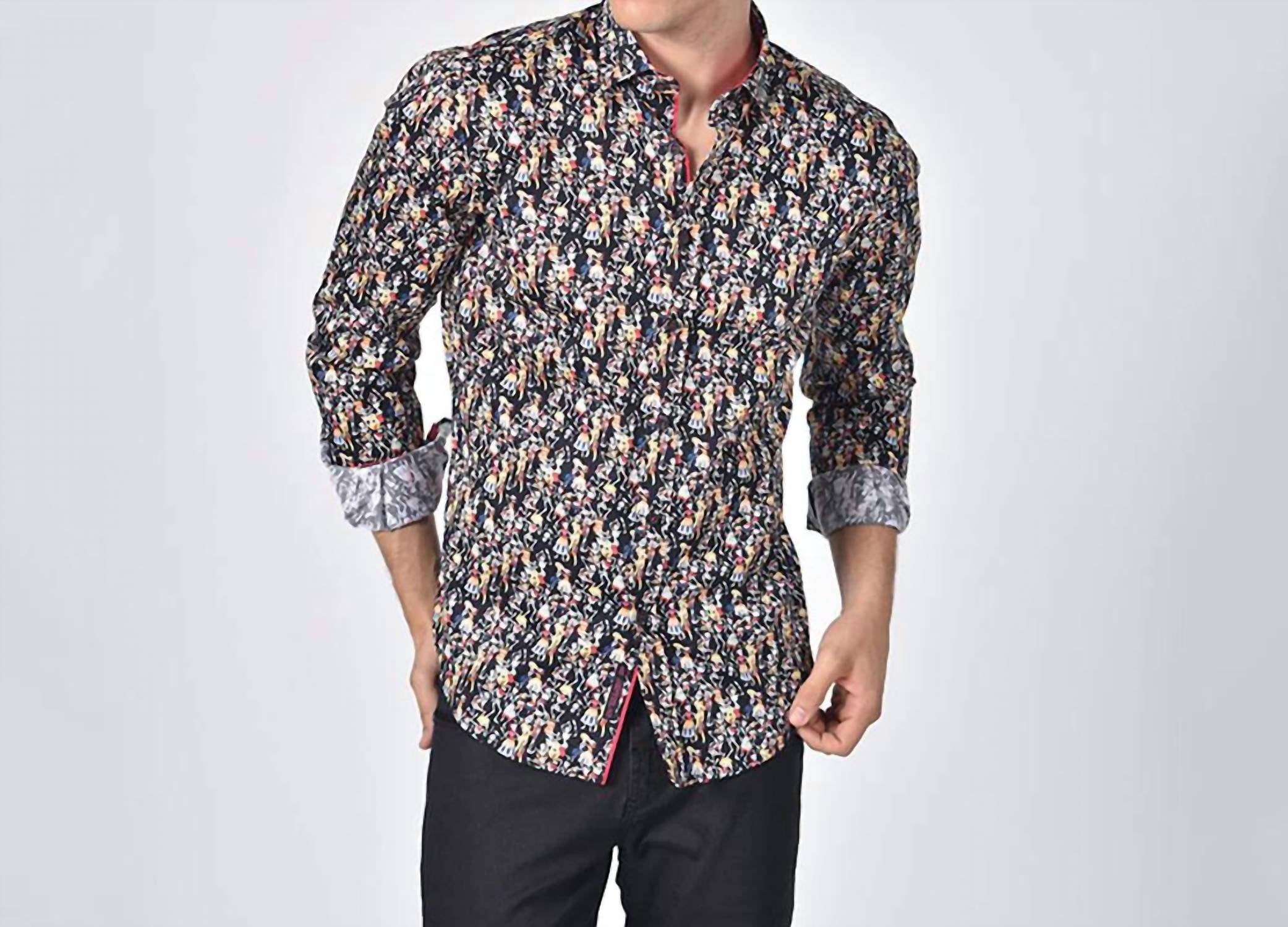 Eight X - Dancing Day of The Dead Button Down Shirt