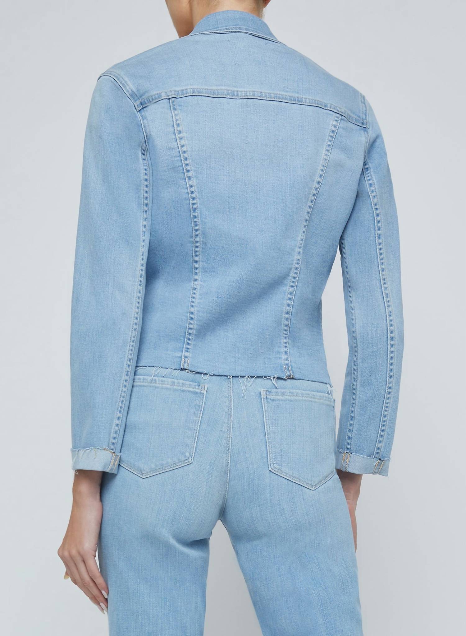 L'Agence - Janelle Slim Raw Jacket