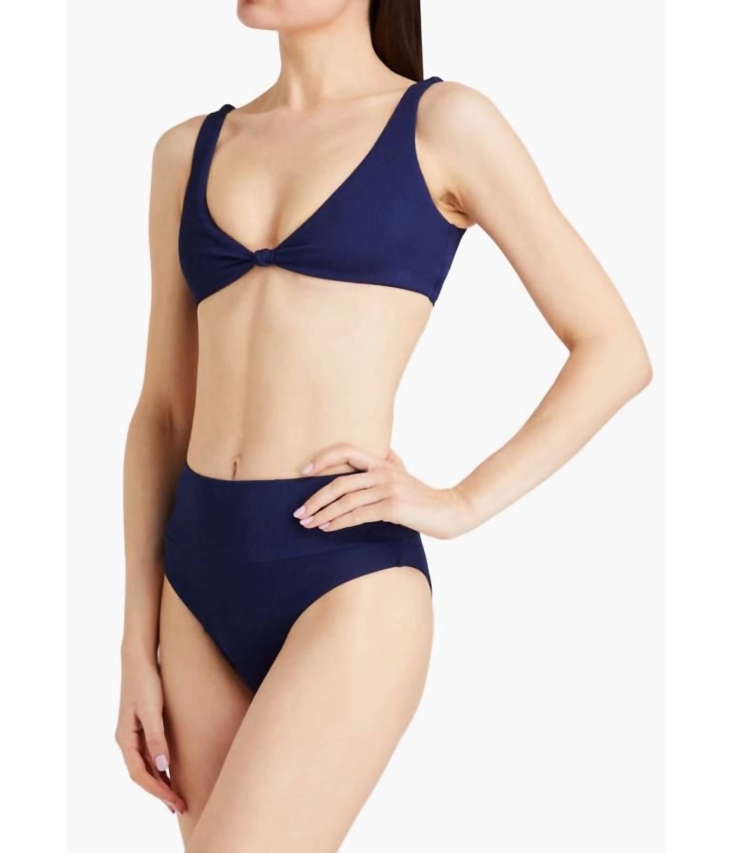 Melissa Odabash - New Hamptons Ridges Bikini Top