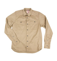Iron & Resin Men's Workshop Shirt in khaki - men's shirt
