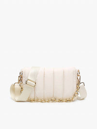 Jen & Co. - Women's Lala Quilted Chain Crossbody Purse