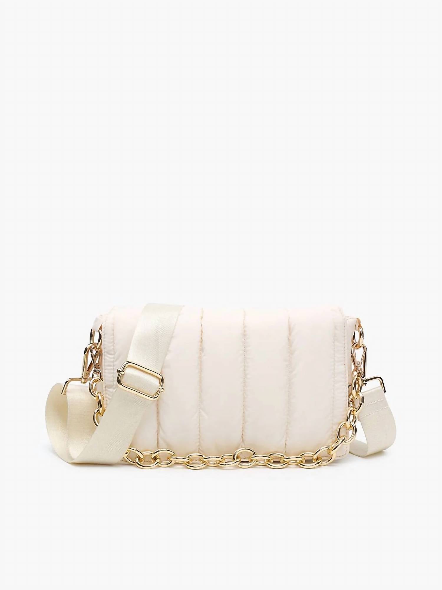 Jen & Co. - Women's Lala Quilted Chain Crossbody Purse
