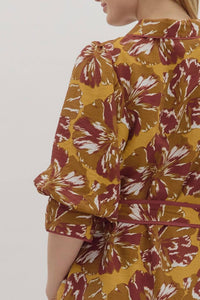 Entro - Elizabeth Taylor Tie Waist Mini Dress