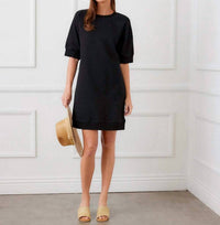 Karen Kane Raglan Sleeve Dress in black - women's dress - view 4