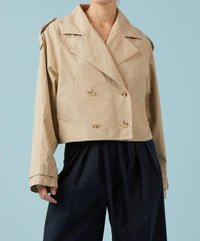 Sophie Rue - Sydney Cropped Trench Jacket