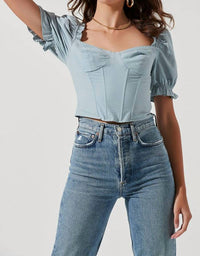 Astr - Raya Short Sleeve Top