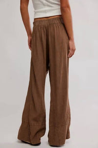 Free People - Days End Linen Pull On Pant