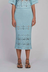 Eleven Six - Jana Crochet Midi Skirt