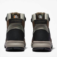 Timberland Men's Switchback Waterproof Hiker Boots in brown green - men's boots - detail view