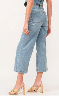 Dear John Denim - Aubrey Super Soft Wide Leg Cropped Jean