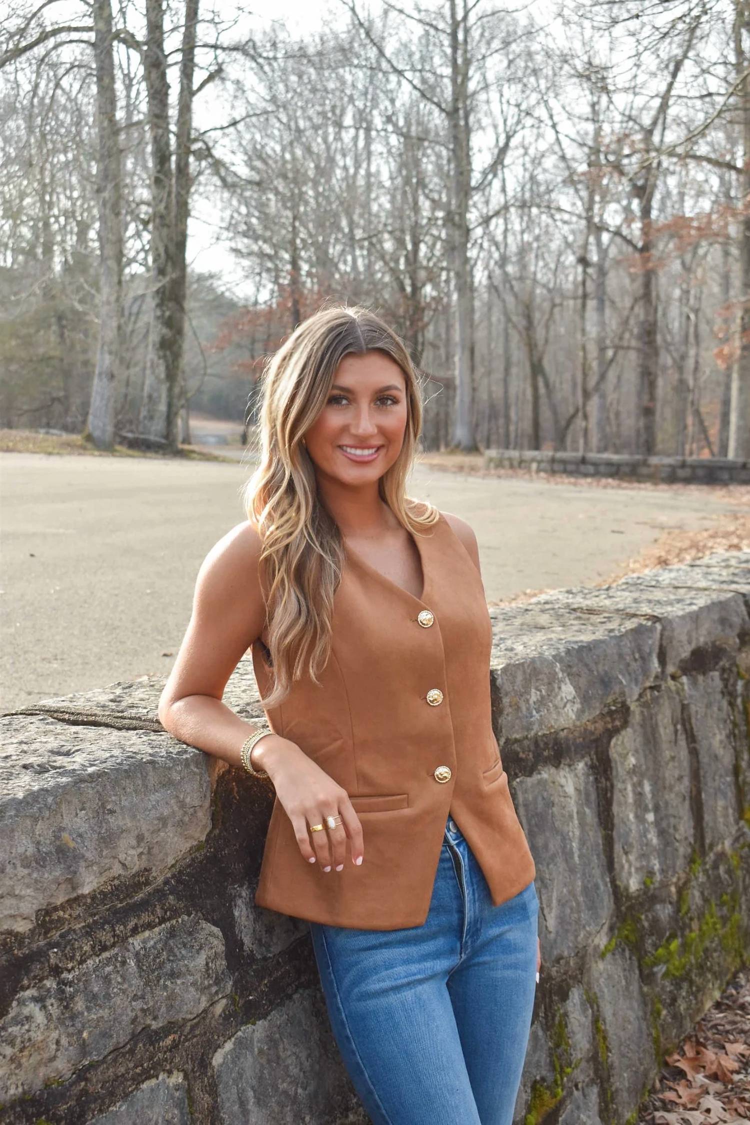 A & She - Oakleigh Button Up Vest