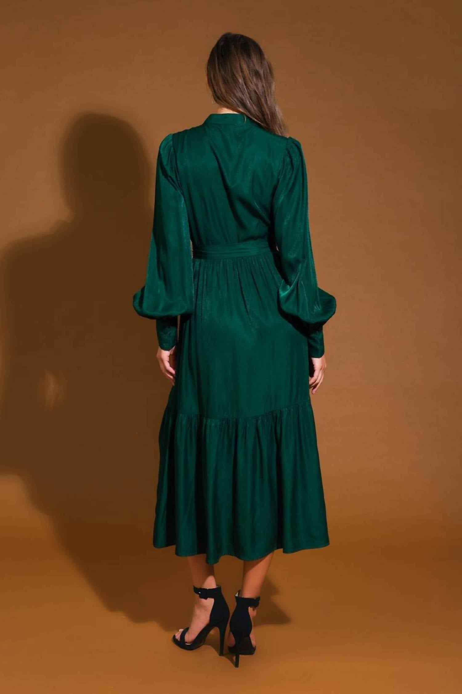 Flying Tomato - Grace Woven Midi Dress