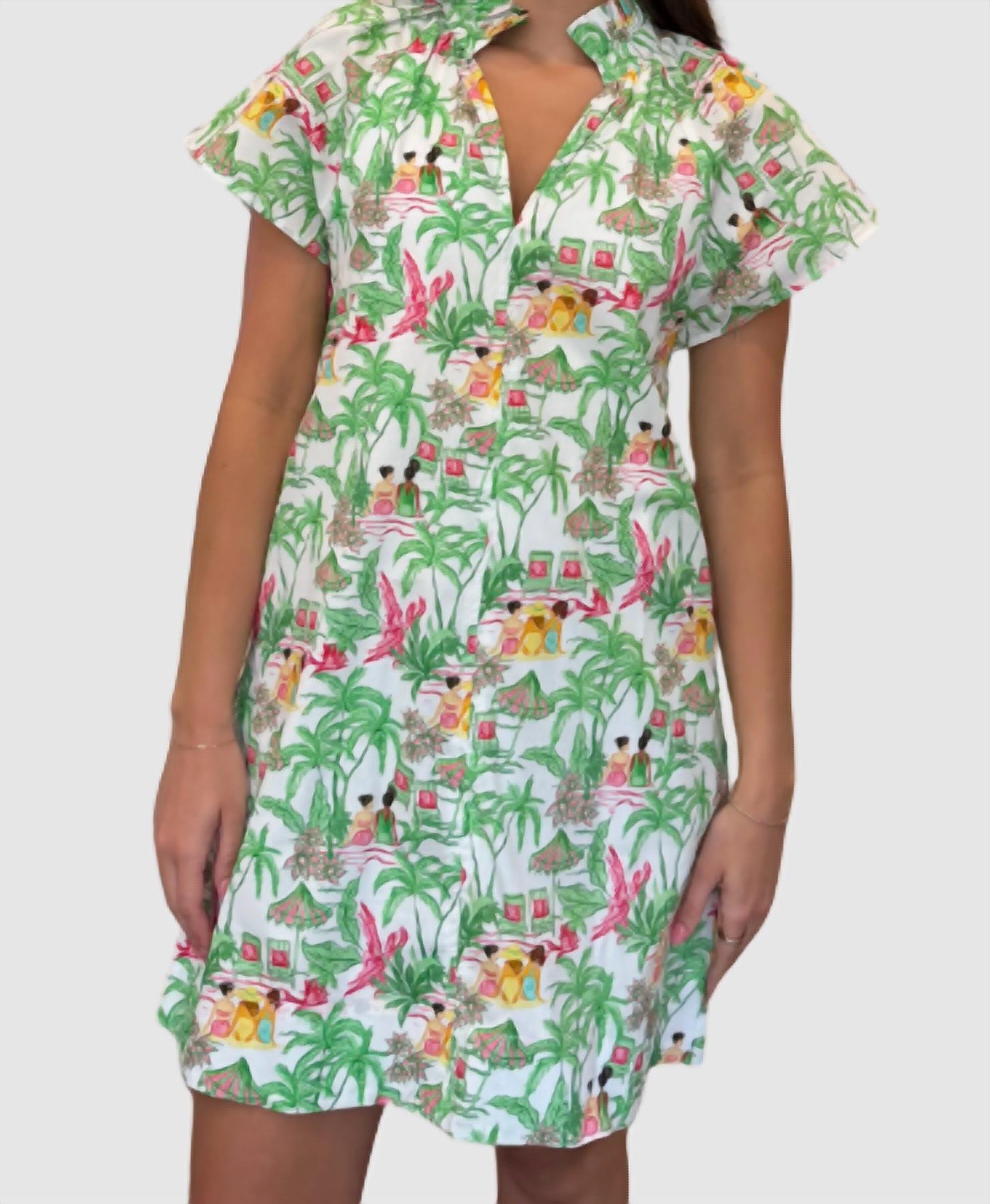 Thml - Vacation Scene Print Dress